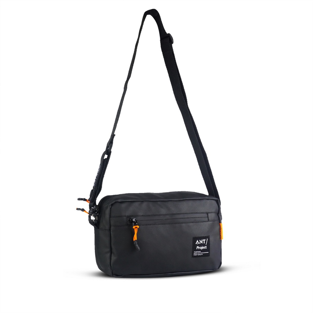Ant PROJECT - กระเป๋าแฮนด์ TROY Sling 3in - กระเป๋าแฮนด์จักรยานกันน้ําสีดํา