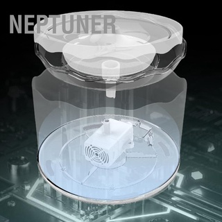 Neptuner น้ําพุให้อาหารแมว อัตโนมัติ กันแห้ง เสียงเงียบ ขนาด 1.8 ลิตร สําหรับสุนัข แมว