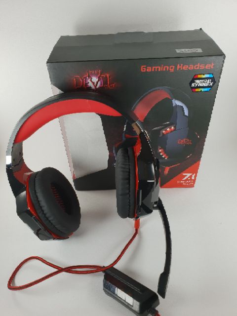 พร้อมส่งทันที ราคาถูกที่สุดในแอฟ Red Devil Gaming Headset หูฟัง หูฟัง ...