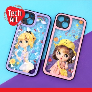 Vivo V23e/Y01/Y15s/Y20/Y21(2021) เคสมือถือใสพิมพ์ลายการ์ตูน ผิว3D กันเลนส์กล้อง ลายการ์ตูนเด็กน่ารักๆ เคสใส 3D เคสมือถือ