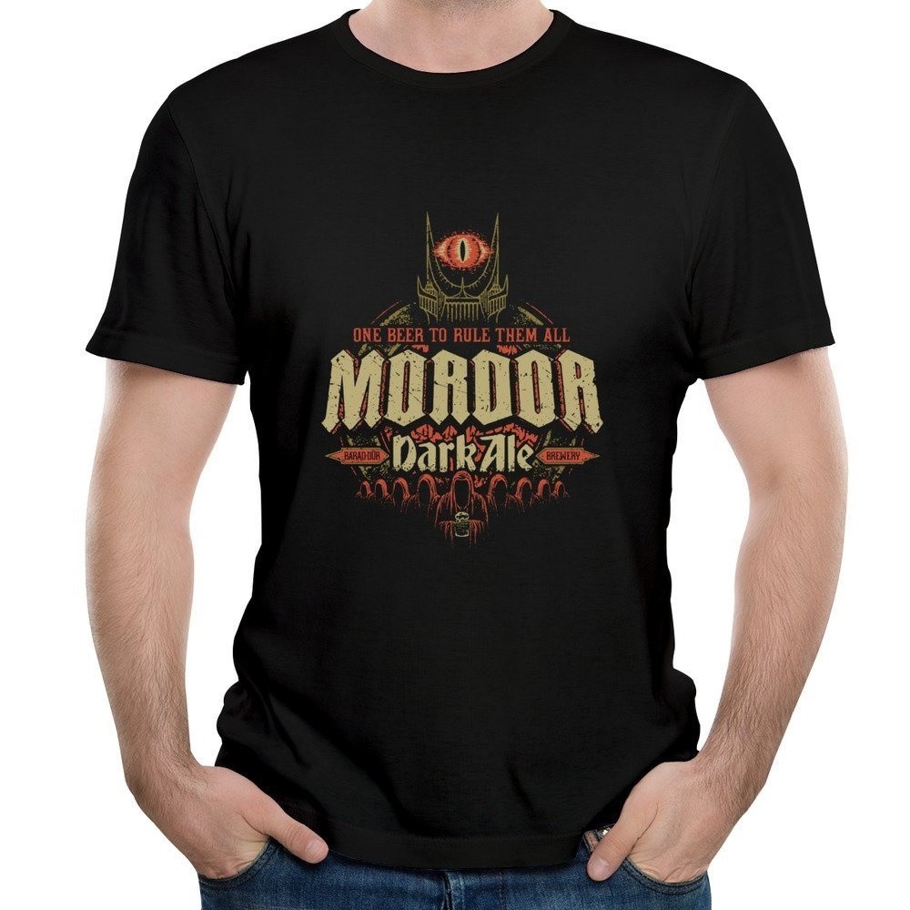 Mordor Dark Ale Lord Of The Rings Classic Unique 100 Cotton Sports Mens T Shirts Birthday Gift - turtles rule roblox