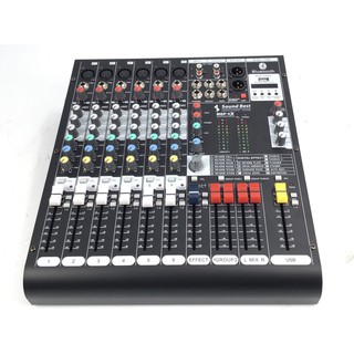 มิกเซอร์ มิกเซอร์เอฟเฟค มิกเซอร์เอฟเฟคแท้  SOUNDBEST MGP-6X MIXER  มิกเซอร์ 6 ช่อง  มิกเซอร์บลูทูธ USB/Bluetooth/MP3 (สิ