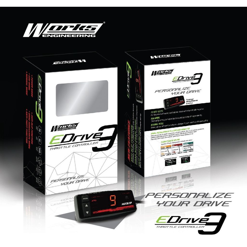 (Proton NEW Saga VVT 2016 / Kia Forte 2011) Works Engineering E-Drive 3 ตัวควบคุมคันเร่ง