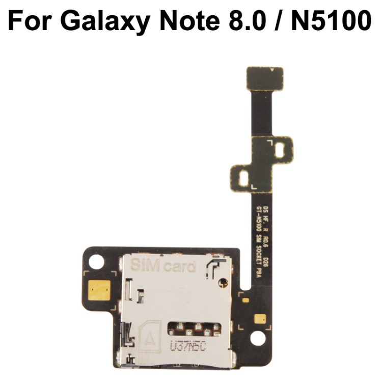 แพรซิม ถาดใส่ซิมการ์ด Samsung Note 8.0 N5100 Sim Connector for Samsung Galaxy NOTE 8.0 N5100 ชุดใส่ซิม