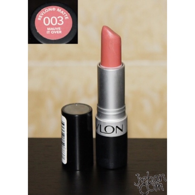 💄💄 แท้ 💯 [ [ ลิป Revlon ] ] สี 003 Mauve it over รุ่นปลอกทอง