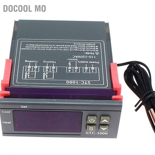 Docool Mo สวิตช์ควบคุมอุณหภูมิ ไมโครคอมพิวเตอร์ ดิจิทัล 110‐220V สําหรับตู้ปลา ฟักไข่ทะเล