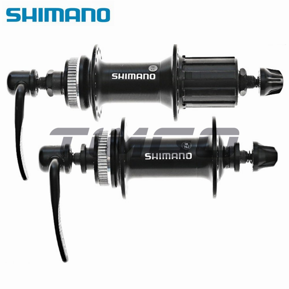 Shimano HB-RM33 FH-RM33 ดุมล็อกกลาง พร้อมแกนเสียบ 32 รู สีดํา