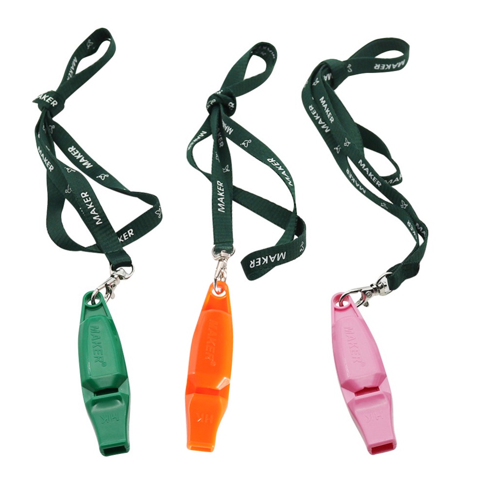 สัตว์เลี้ยงการฝึกอบรมนกหวีดพลาสติกแบบพกพาสําหรับนกพิราบสุนัขตั้งแคมป์อยู่รอดกลางแจ้ง