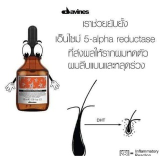 💢Davines energizing superactive for hair lose 100ml.เซรั่มเข้มข้นสำหรับผมร่วง 100มล.