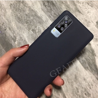 เคสโทรศัพท์ VIVO Y31 2021 New Skin Feel TPU Softcase Phone Case Simple Color TPU Silicone Back Cover เคส VIVOY31 Casing