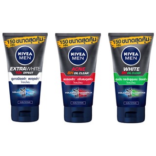 NIVEA นีเวีย Men Mud Foam 150 g. (เลือกสูตรได้)