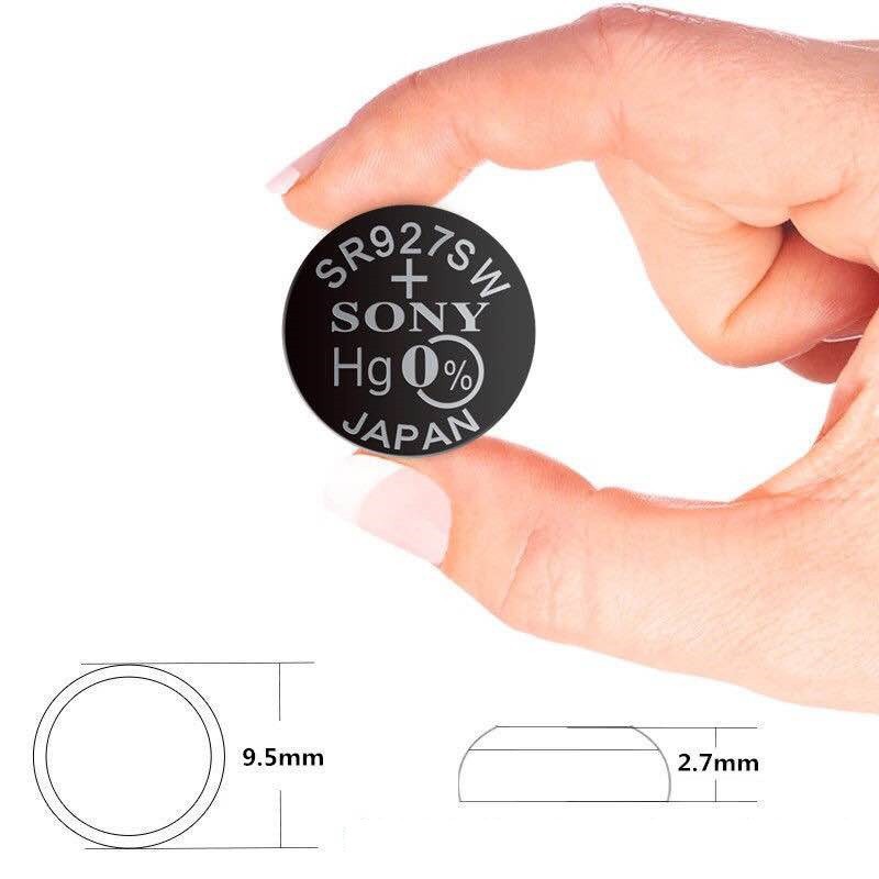 ของแท้ sr927w/sw ถ่านกระดุม Sony รุ่น 399/395 SR927W/SW  1.55V (1 แผง มี 5 ก้อน)