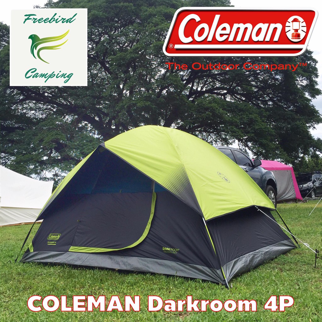 COLEMAN Dark Room 4P Sundome Tent เต็นท์ โคลแมน แคมป์ แคมปิ้ง camp camping กลางแจ้ง outdoor
