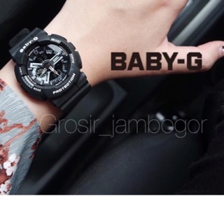 ใหม่ BABY G BGA110 นาฬิกาข้อมือ สีดํา สีขาว LIST