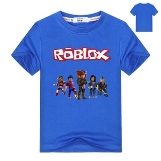 เสื้อยืดแขนสั้นลายการ์ตูนสำหรับเด็ก 4-14Y Roblox เสื้อแจ็คเก็ตเด็กฤดูใบไม้ผลิเด็กชายเสื้อกันหนาวผ้าฝ้ายฤดูใบไม้ร่วง