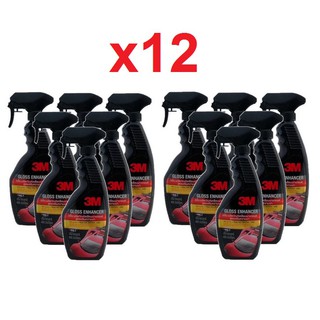 (x12ขวด) 3M 39034LT น้ำยาเคลือบสี เพิ่มความเงา 400ml Gloss Enhancer Quick Wax