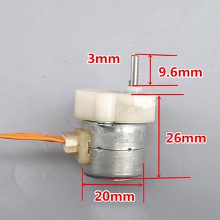 Copal 4-Wire 20mm Stepper Gear Motor DC12V Metal Gear Slow Speed Reduction Reducer Gearbox Ratio 6: 1 DIY Hobbies Toys R