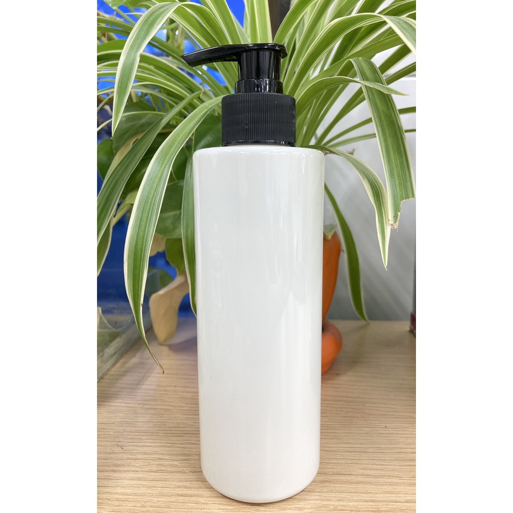 ขวด PET สีขาว 300 ml + ฝาปั๊ม