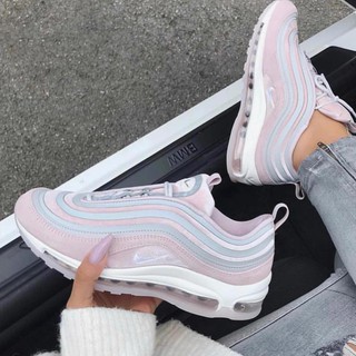 รองเท้า Nike Air max97 สีเทาชมพู