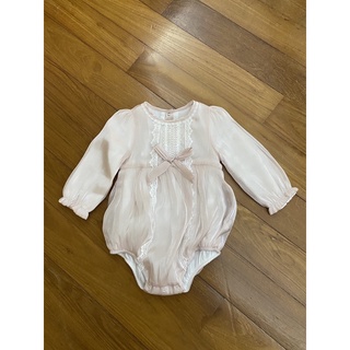 Romper vintage size 90 ใส่แค่สองครั้ง มีโบว์ให้กับเซ็ท