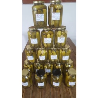 EBFS Pickled Cucumbers 1x 680 ml Jar / Gewürzgurken 1x 680 ml / homemade/แตงดองรสเปรี้ยวเค็ม 1x 680 มลิตร์ ชวดโหลแก้ว