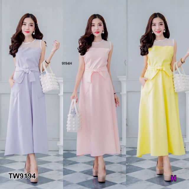 TW 9194 เดรสยาว เดรสออกงาน