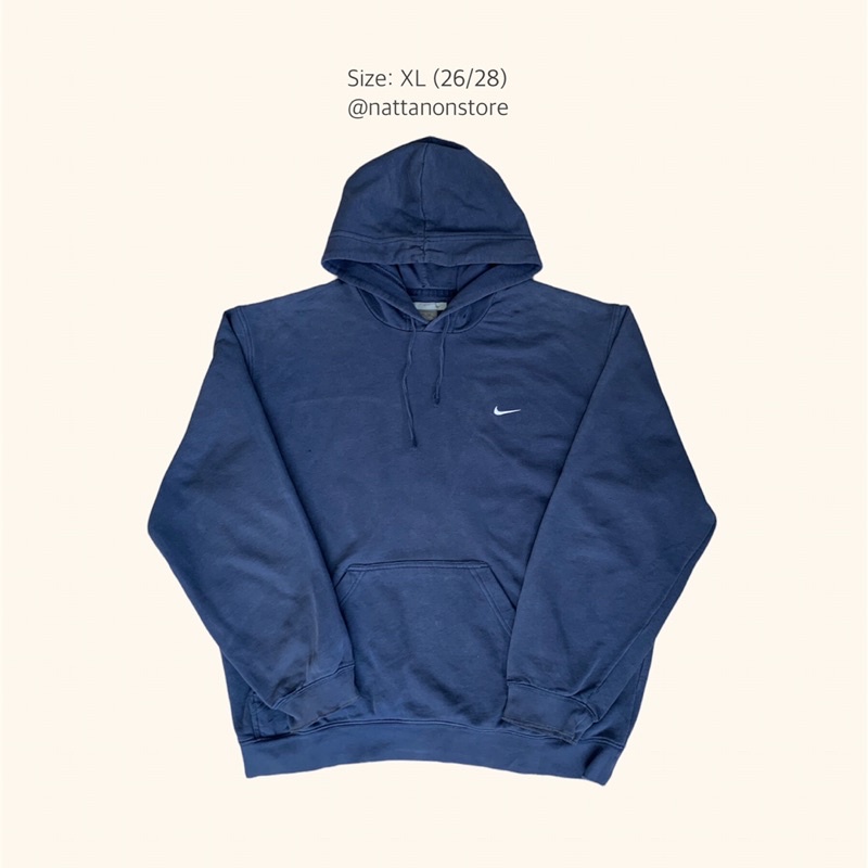 vintage center swoosh nike hoodie