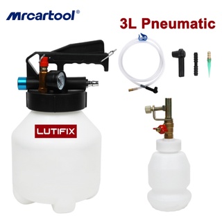 MRCARTOOL LUTIFIX 3L นิวเมติกเบรคของเหลวเปลี่ยนน้ำมันเบรค Drainer ปั๊มน้ำมันนิวเมติกฟิลเลอร์เครื่องวัดความดัน Oiler น้ำมันปั๊มดูด