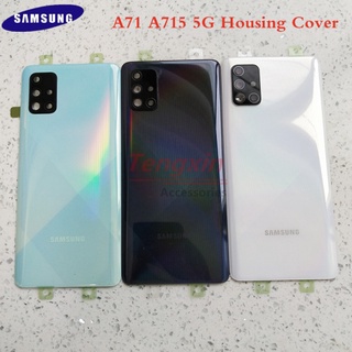 เคสแบตเตอรี่ ด้านหลัง พร้อมกรอบกล้อง อะไหล่เปลี่ยน สําหรับ Samsung Galaxy A71 A715 5G SM-A7160