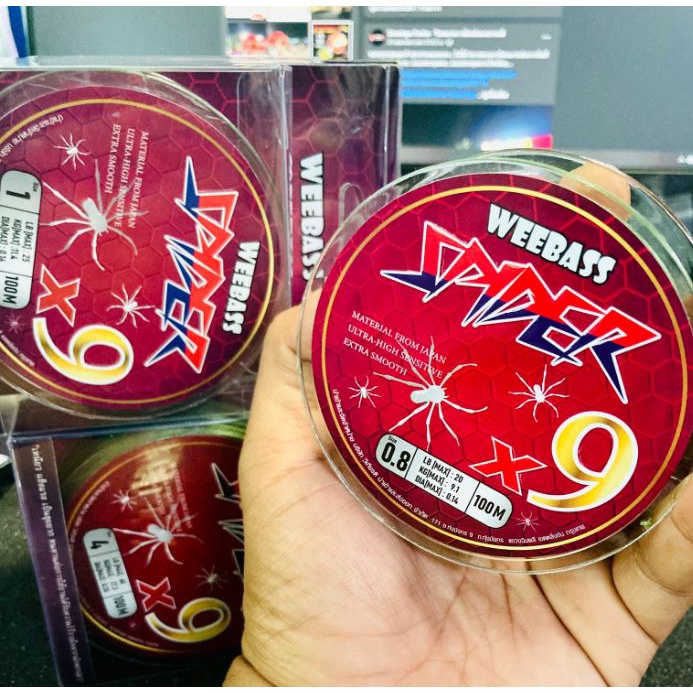 สาย PE x9 รุ่น SPIDER BY WEEBASS🕷 Spider x9 สายพีอีถัก9 ตัวใหม่!🕷 - รูปที่ 3