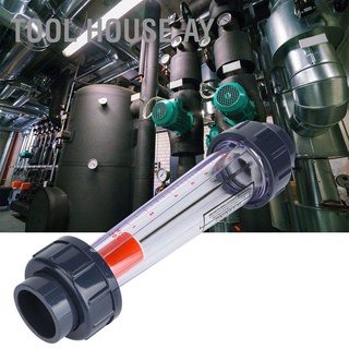 Tool House.ay LZS-32 (D) ABS Plastic Tube Type Liquid Flowmeter Flow Measuring Instruments 1-10m³/H