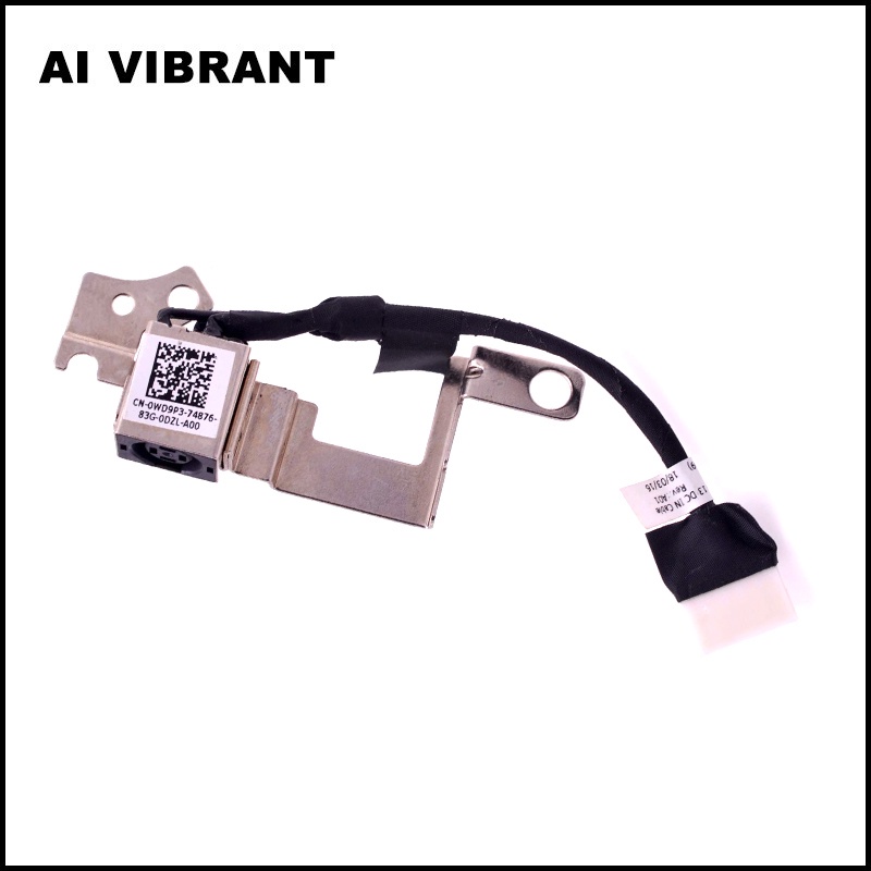 สาย DC Power Jack สําหรับ Dell Latitude 3380 P80G001 WD9P3 0WD9P3 450.0AW08.0001 450.-AW08.0011