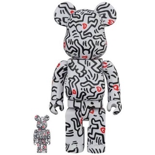 Bearbrick keith haring 400% &amp; 100%