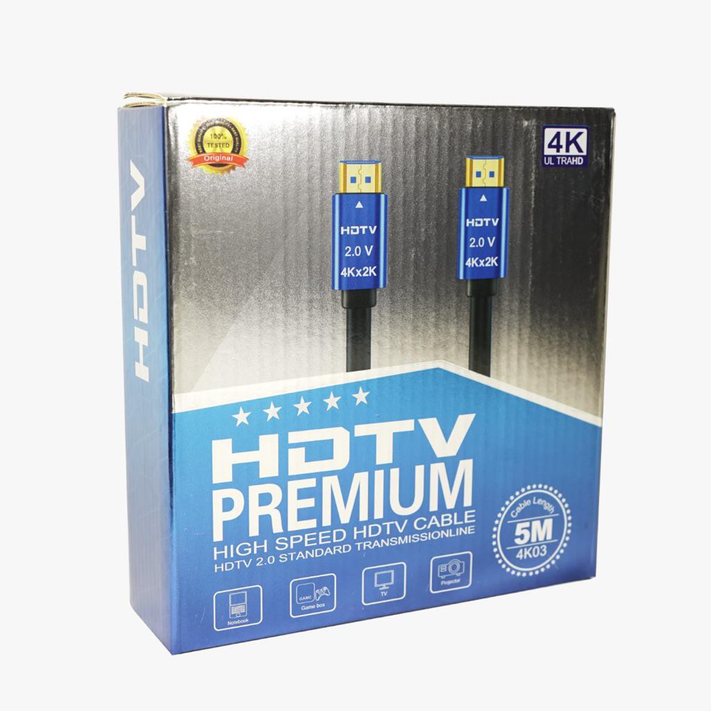 สาย HDMI 5M 4K ULTRA HD Premium V2.0 5 เมตร M-TECH