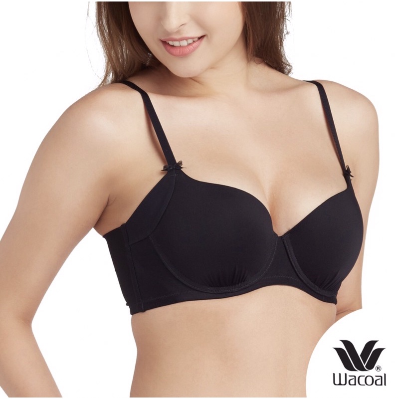 Wacoal Must Have Bra รุ่น WB7881 สีดำ (คัพE80) บราเก็บกระชับสาวคัพใหญ่