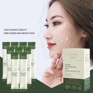 20Pcs Collagen Firming Froze Film Anti-Aging Moisturizing Control Sleeping Mask Depth Replenishment Skin Care