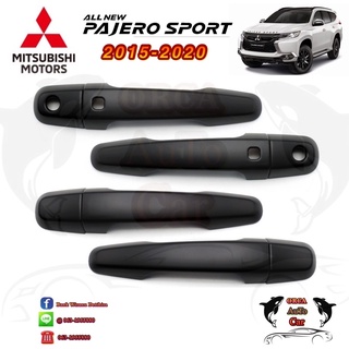 ครอบมือจับ PAJERO SPORT 2015-2020 [ดำด้าน]