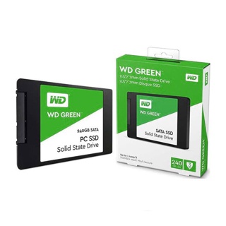 ⚡️กรุงเทพฯด่วน1ชั่วโมง⚡️ 240 GB SSD (เอสเอสดี) WD GREEN SATA WDSSD240GB-SATA-GREEN-3D รับประกัน 3 ปี