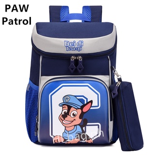 กระเป๋าเป้สะพายหลัง กระเป๋านักเรียน พิมพ์ลายอุ้งเท้า PAW Patrol คุณภาพสูง สําหรับเด็ก