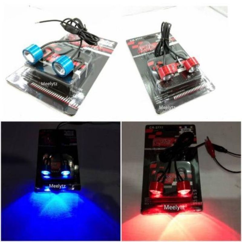 MATA Eagle eye รถจักรยานยนต์ไฟ LED Eagle eye Strobe 4D + วงเล็บ
