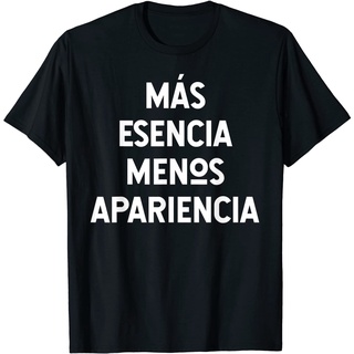 คอลูกเรือเสื้อยืดลําลอง แขนสั้น พิมพ์ลาย Esencia Menos Apariencia คุณภาพสูง สไตล์เกาหลี สําหรับผู้ชายS-5XL