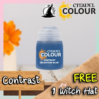 (Contrast) CELESTIUM BLUE Citadel Paint แถมฟรี 1 Witch Hat