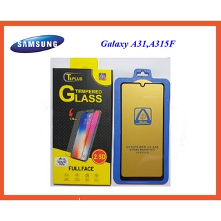 ฟีล์มกระจก(กันแตก) Samsung Galaxy A31,A315F (2.5D แบบเต็มจอ-กาวเต็ม)