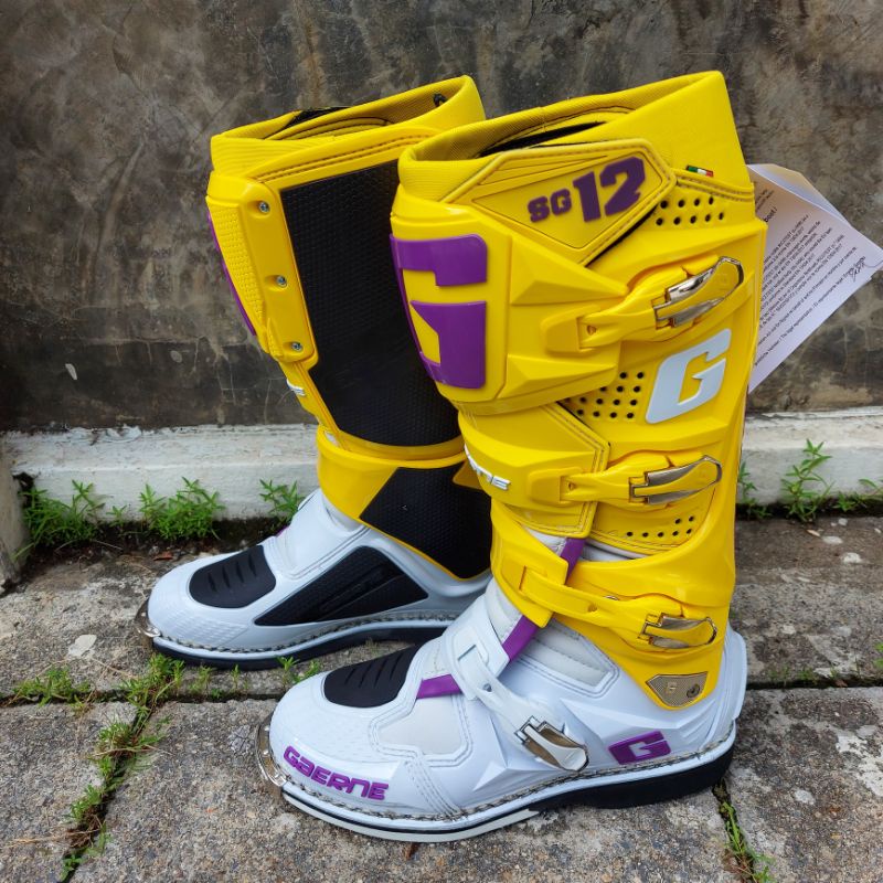 รองเท้าวิบาก Gaerne SG12 GOLD/PURPLE 2021 Limited