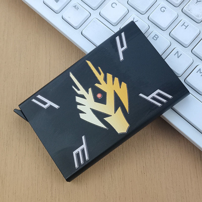 Kamen Rider กระเป๋าใส่บัตรป๊อปอัพ ลายมังกร ราชา งู กันขโมย _ Nn j beauty