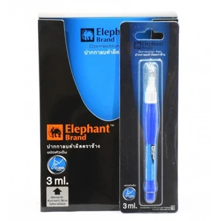 ปากกาลบคำผิด น้ำยาลบคำผิด ตราช้าง ELEPHANT 3, 4.5, 7 ml