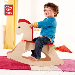 ม้าโยกเยกพร้อมที่กันตกคุณภาพสูงจากแบรนด์ Hape Grow-with-me Rocking Horse