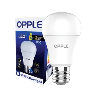 Chaixing Home หลอดไฟ LED 9 วัตต์ Daylight OPPLE รุ่น Ecomax A60 E27