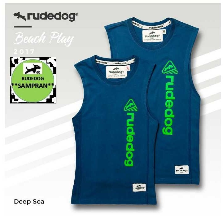 Rudedog เสื้อแขนกุด หญิง  รุ่น B17 สี Deep sea