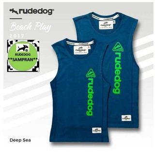 Rudedog เสื้อแขนกุด ชาย หญิง  รุ่น B17 สี Deep sea